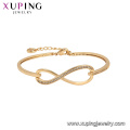 52127 xuping oro indio dubai 18K oro color moda brazaletes